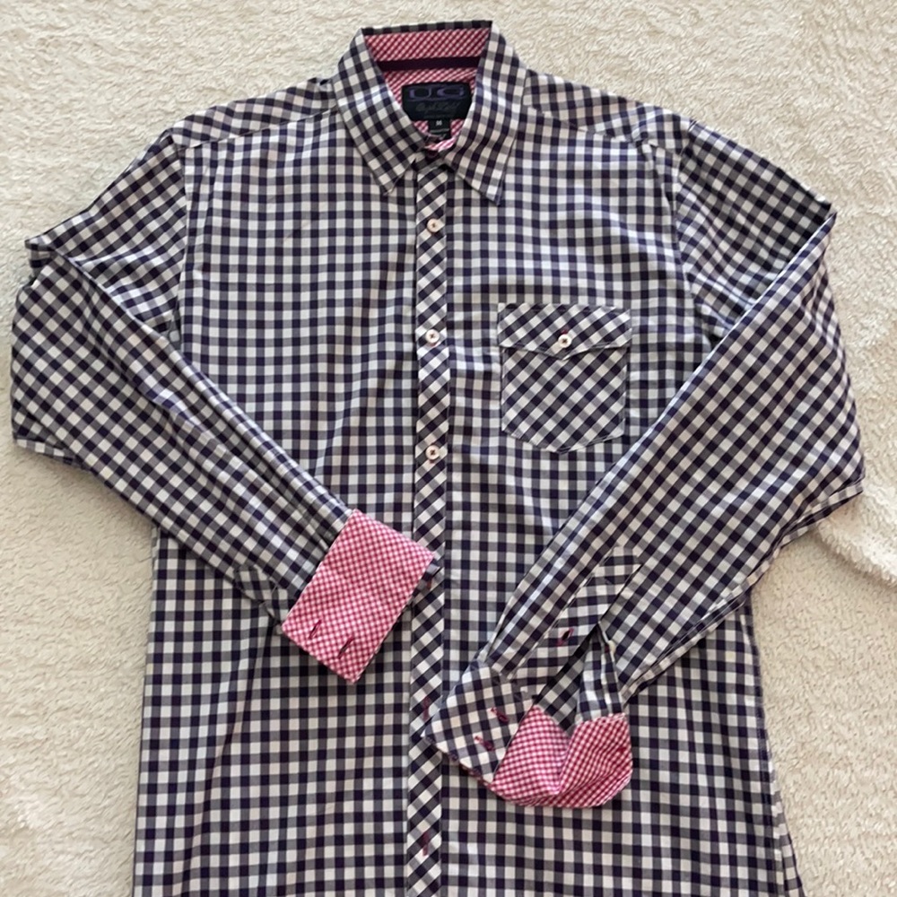 UG Purple Label - Purple Checker Button Up